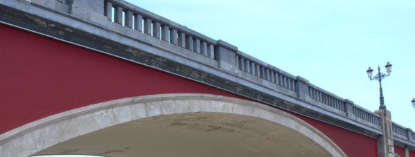 Balaustrada Puente Serrador en Piedra Molinera